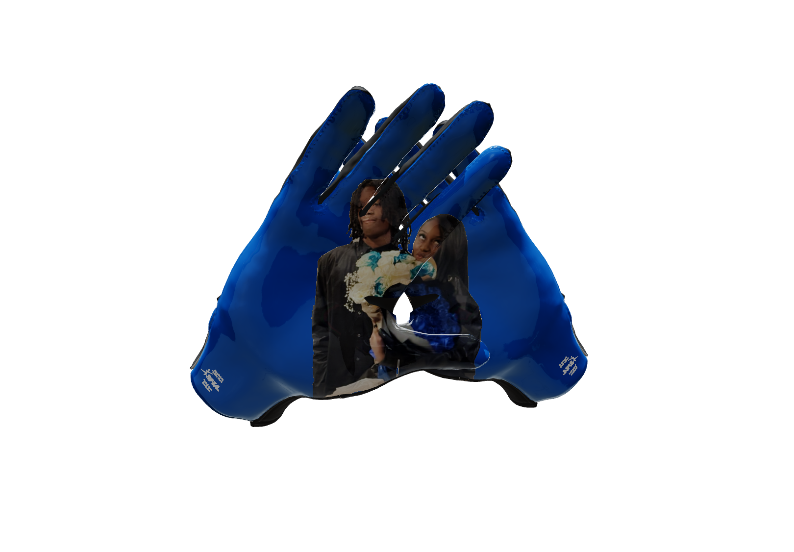 Custom Created Football Glove 207864