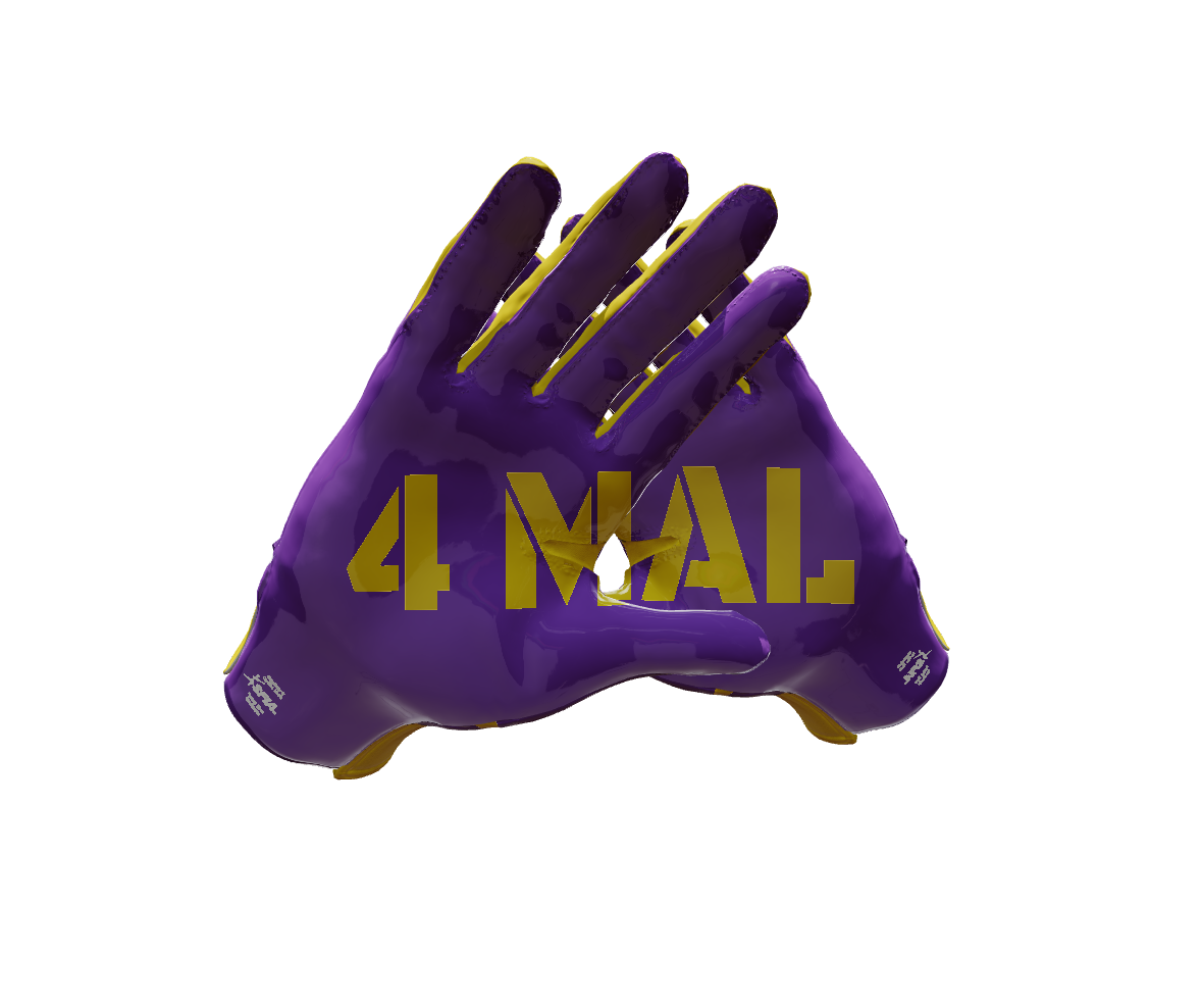 Custom Created Football Glove 108077
