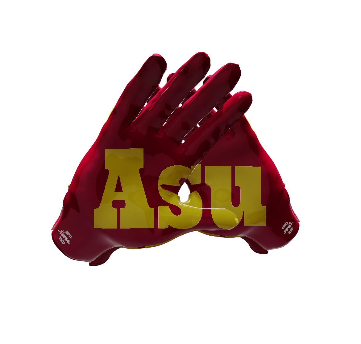 Custom Created Football Glove 755613