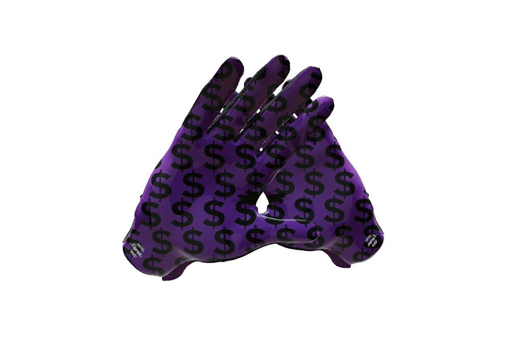 Custom Created Football Glove 592110