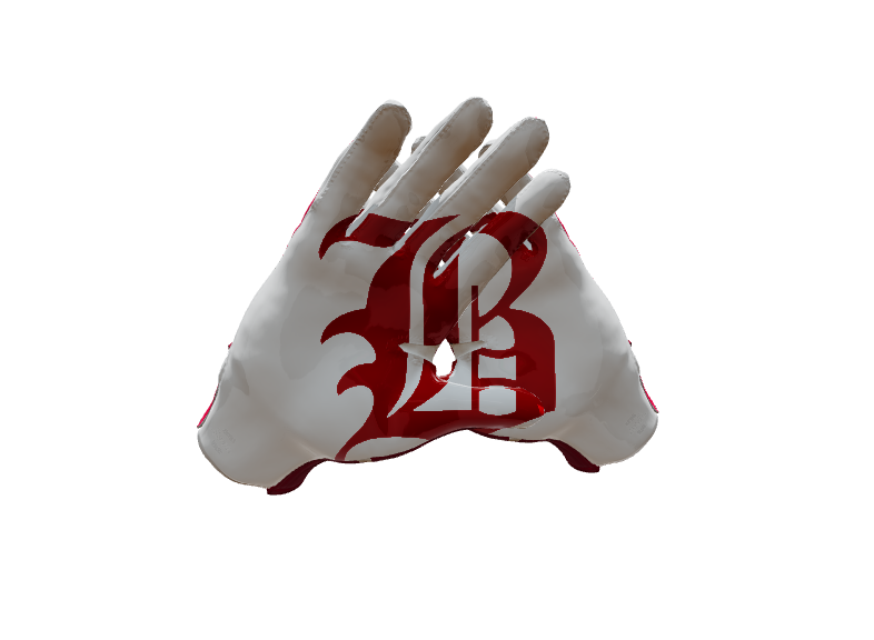 Custom Created Football Glove 823122