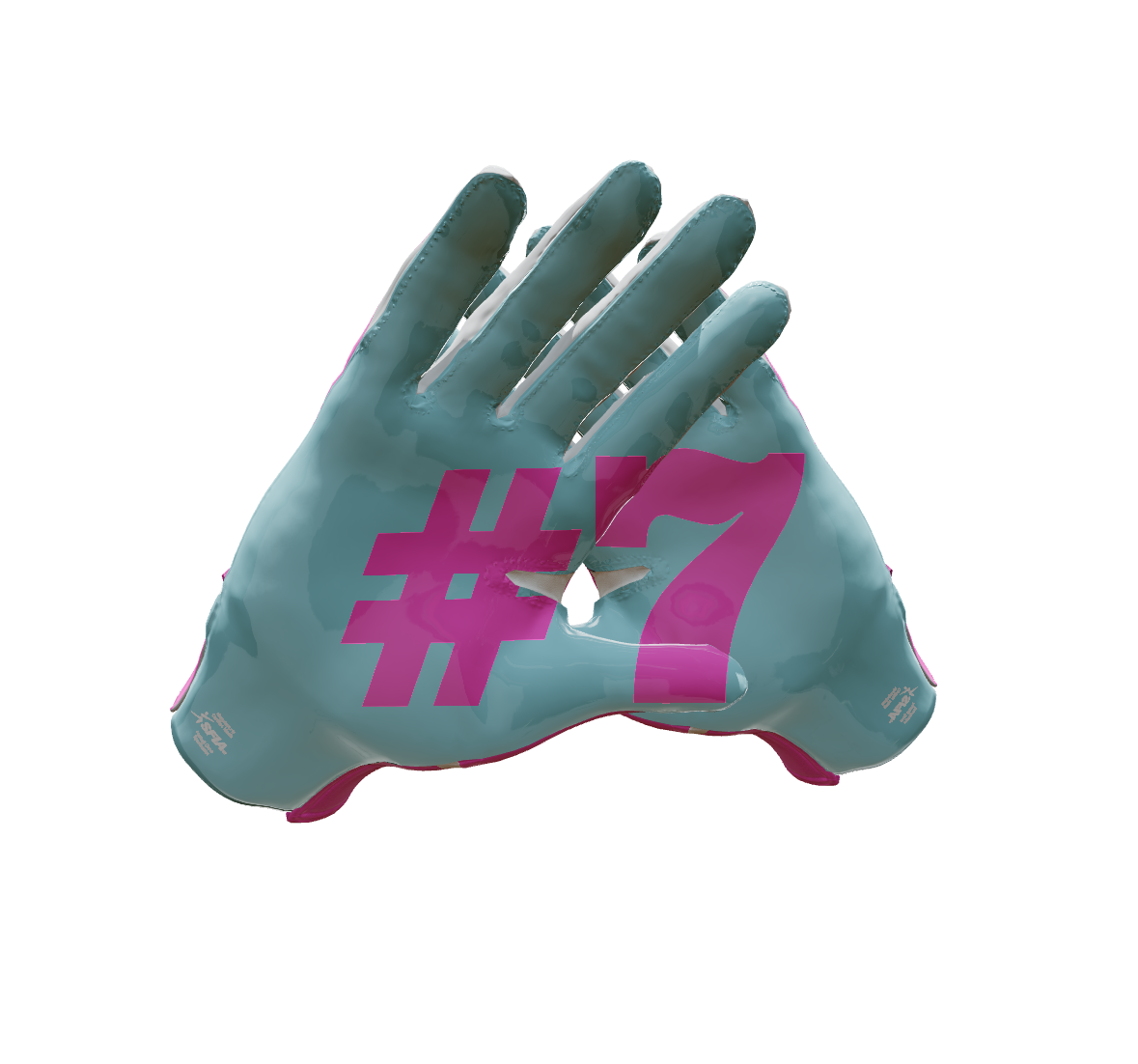 Custom Created Football Glove 632621
