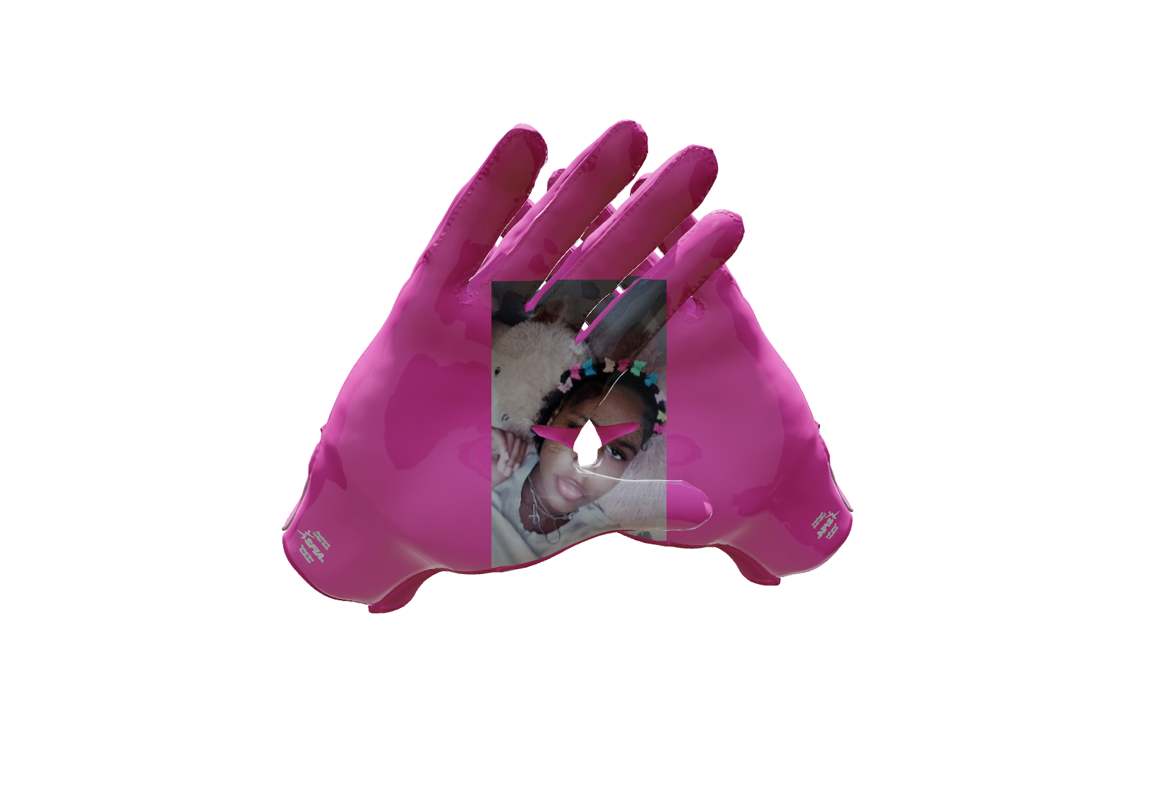 Custom Created Football Glove 350112