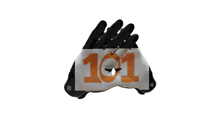 Custom Created Football Glove 310015
