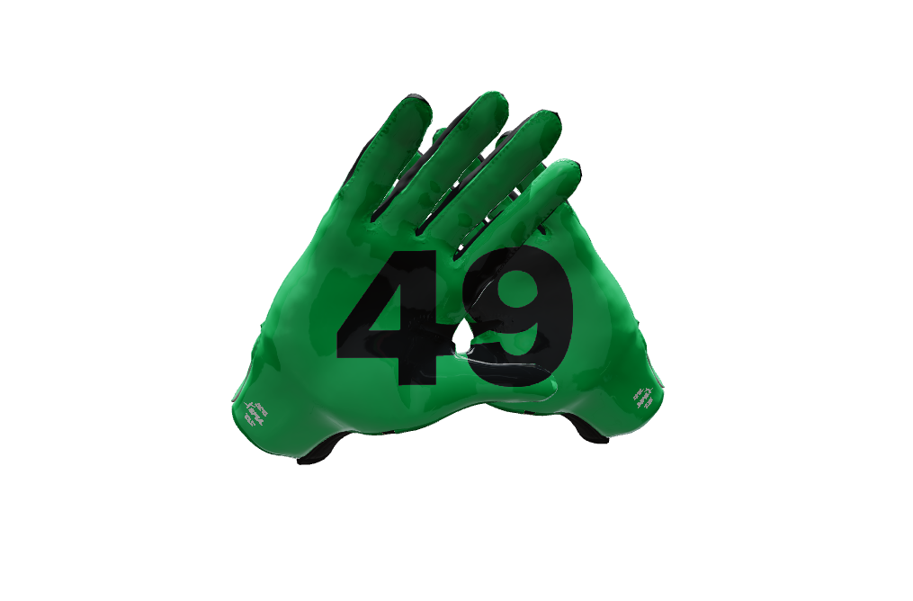 Custom Created Football Glove 236287