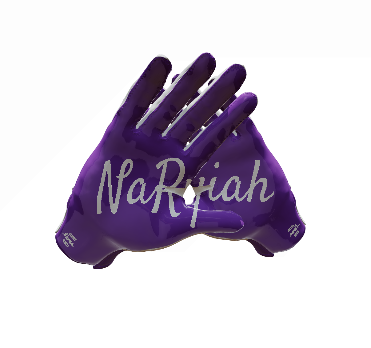 Custom Created Football Glove 854364