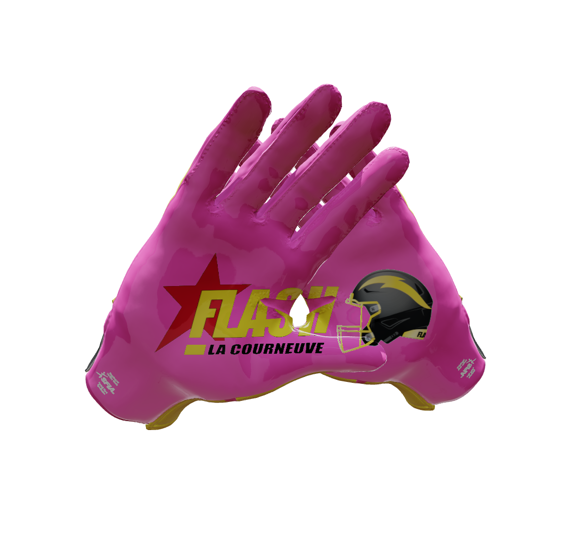 Custom Created Football Glove 359591