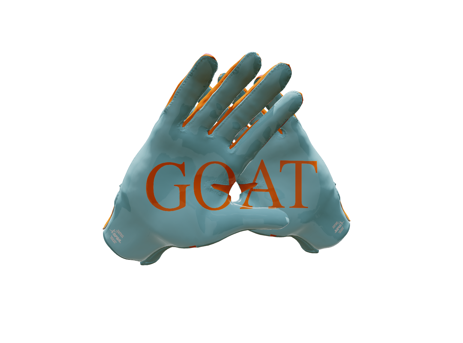 Custom Created Football Glove 608929