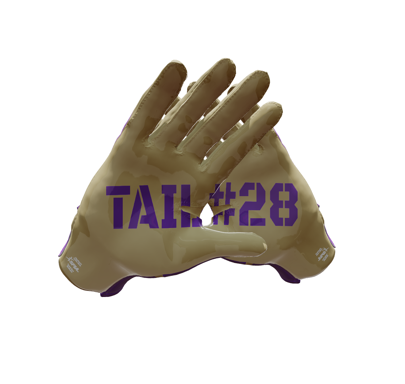 Custom Created Football Glove 573975