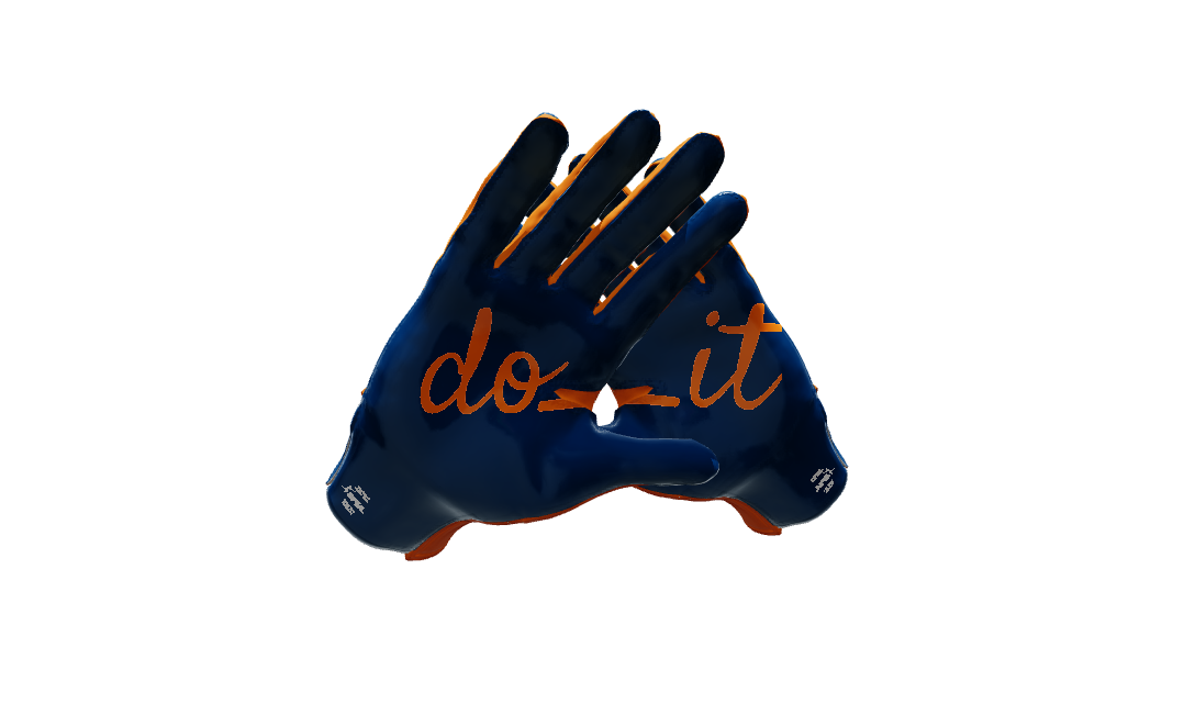 Custom Created Football Glove 257929