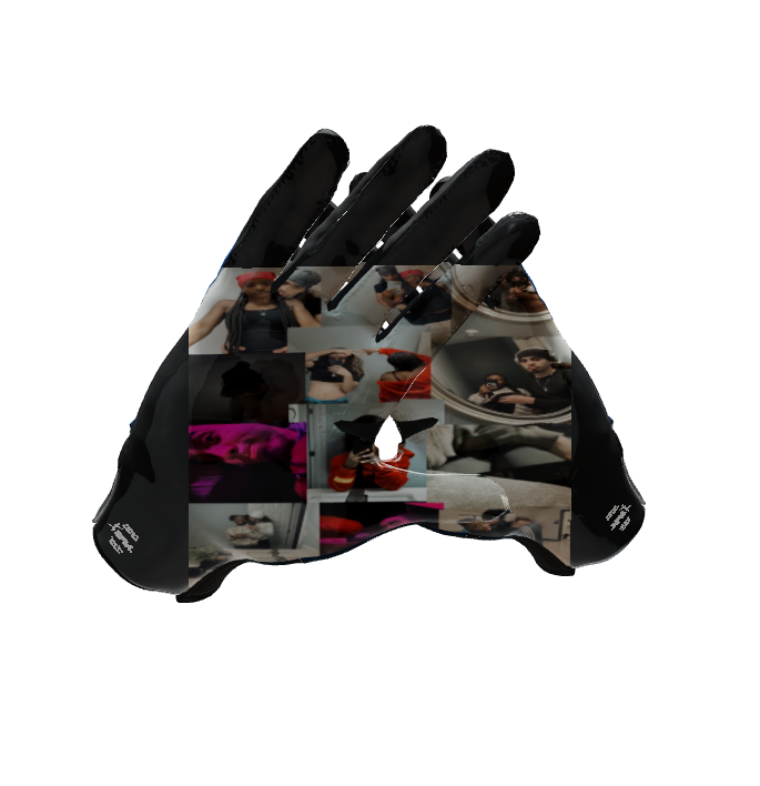 Custom Created Football Glove 887408