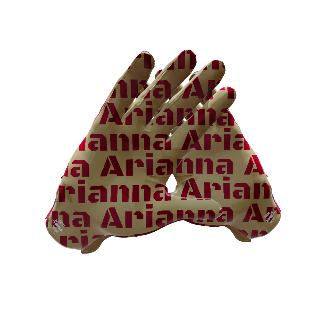 Custom Created Football Glove 361975