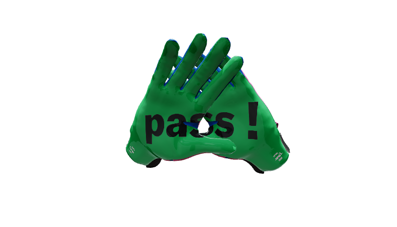 Custom Created Football Glove 948375