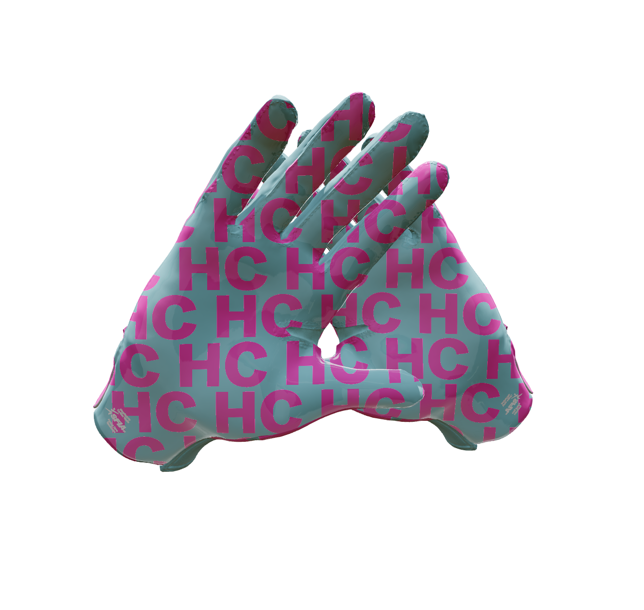Custom Created Football Glove 876812