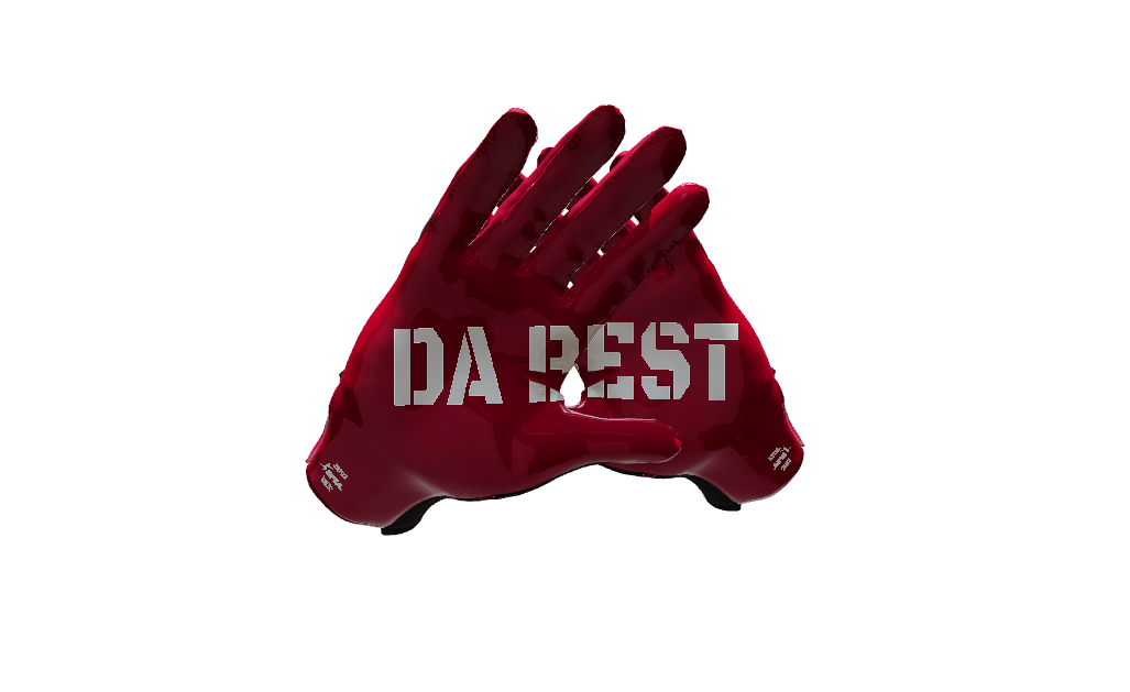 Custom Created Football Glove 968600