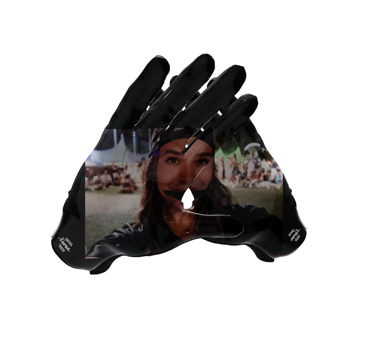 Custom Created Football Glove 611112