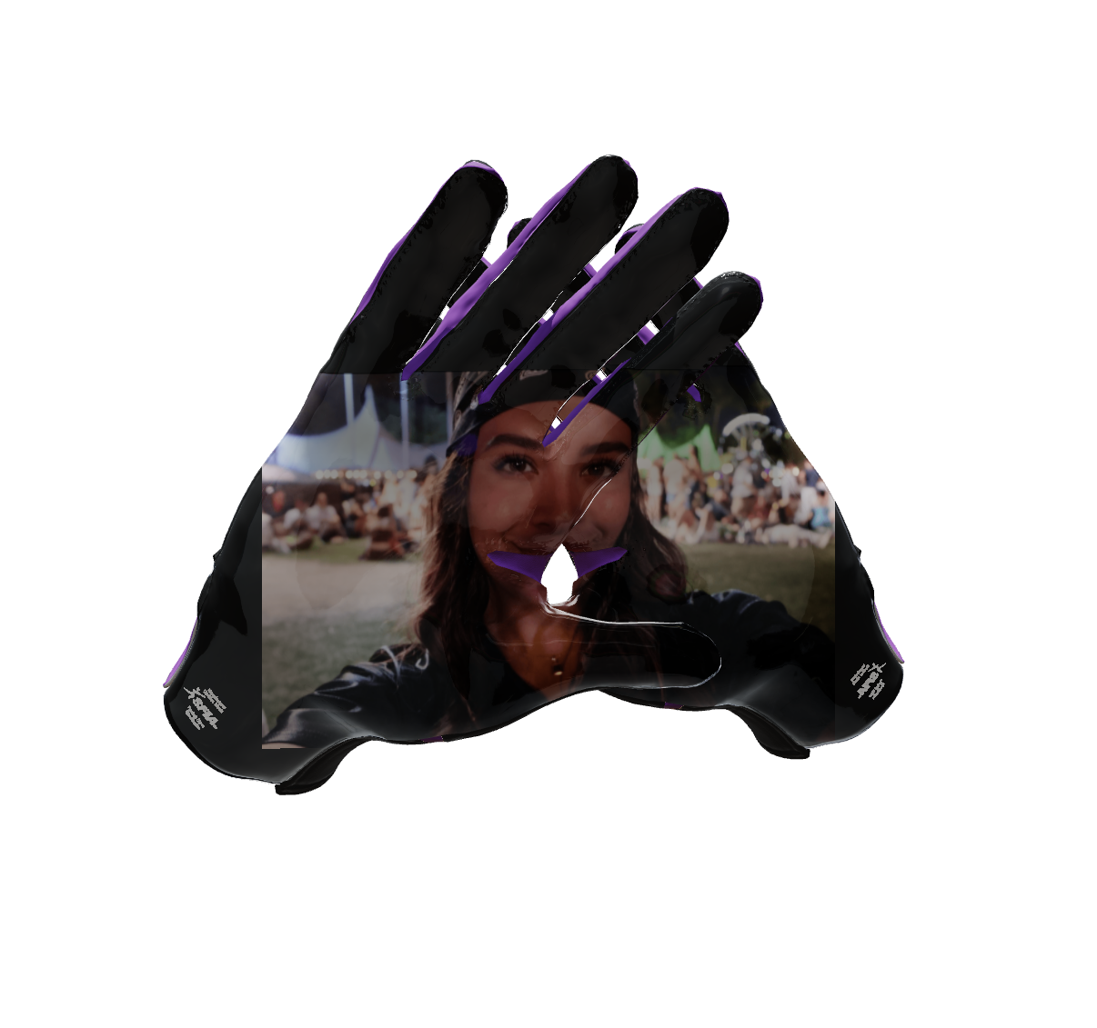 Custom Created Football Glove 901814