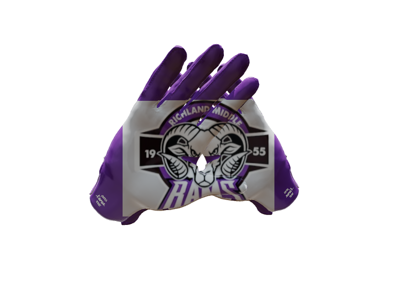 Custom Created Football Glove 909644