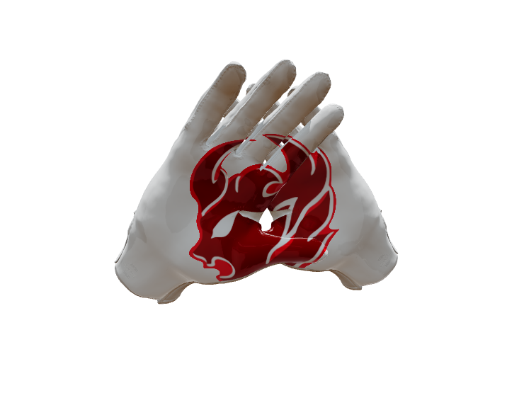 Custom Created Football Glove 683795