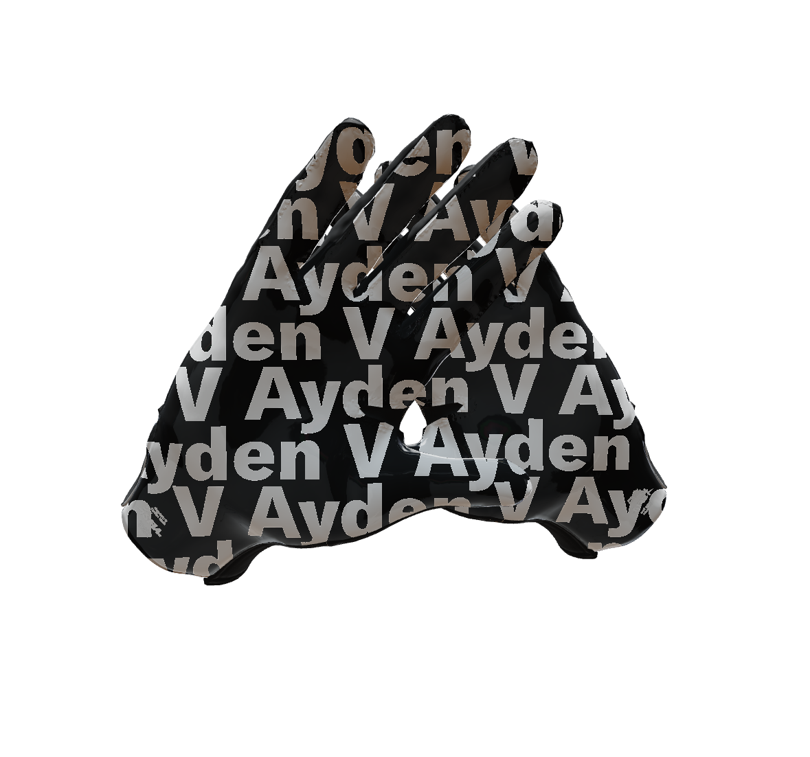 Custom Created Football Glove 380046