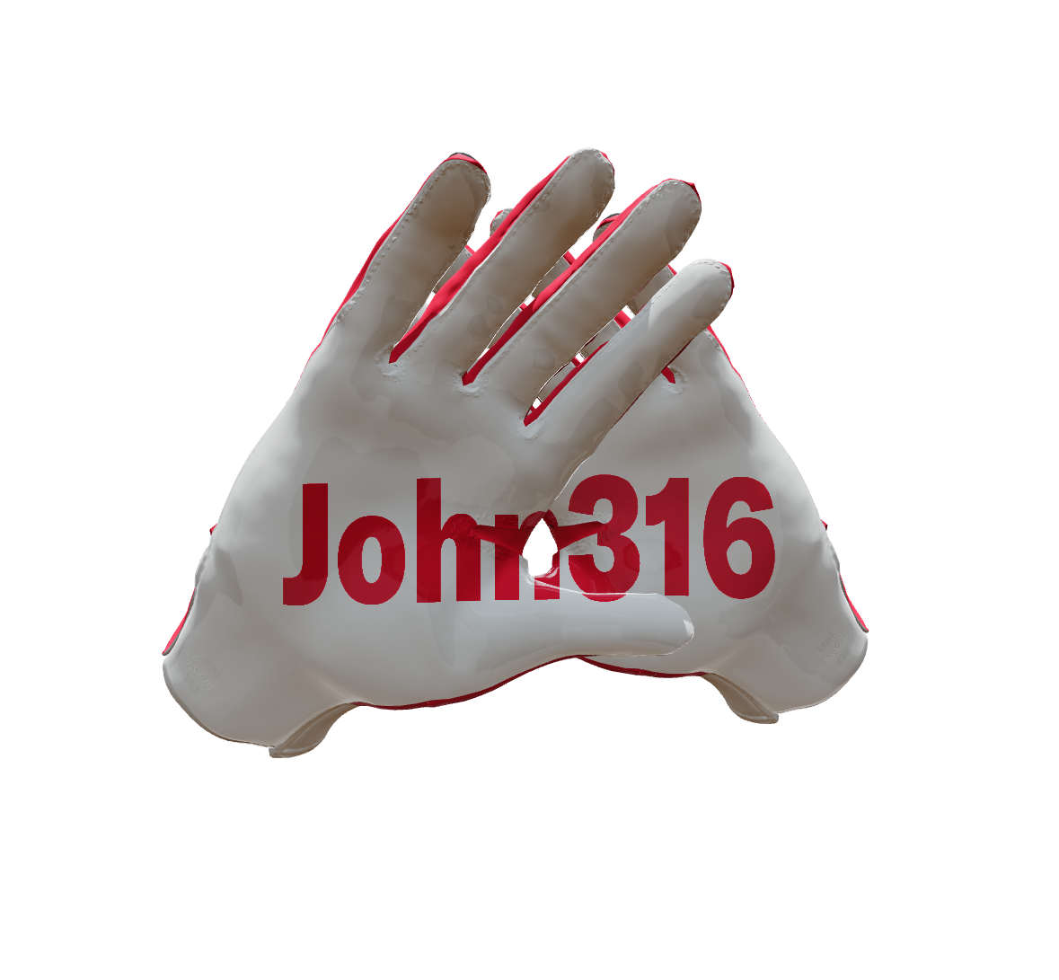 Custom Created Football Glove 923969