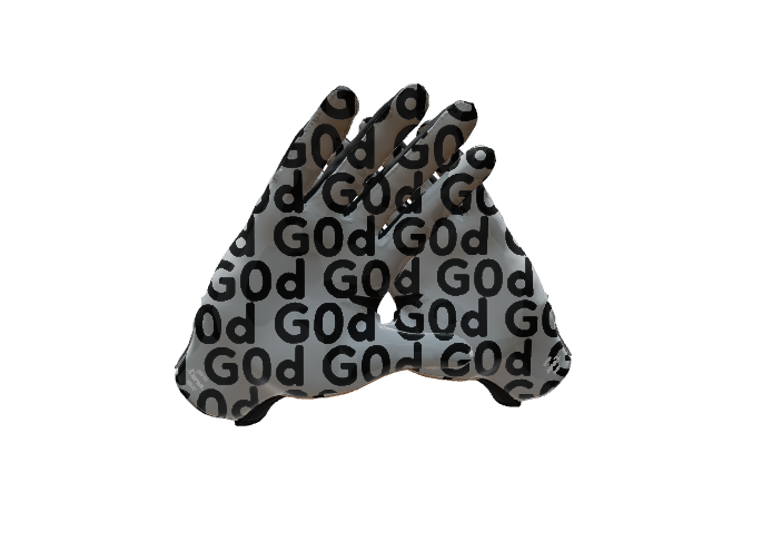 Custom Created Football Glove 239987