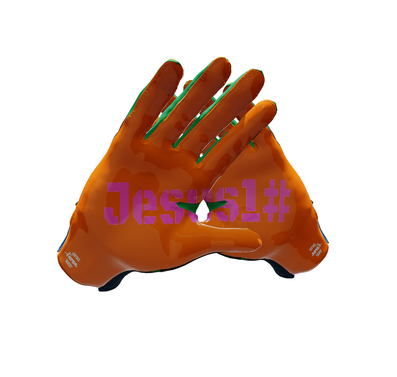 Custom Created Football Glove 343151