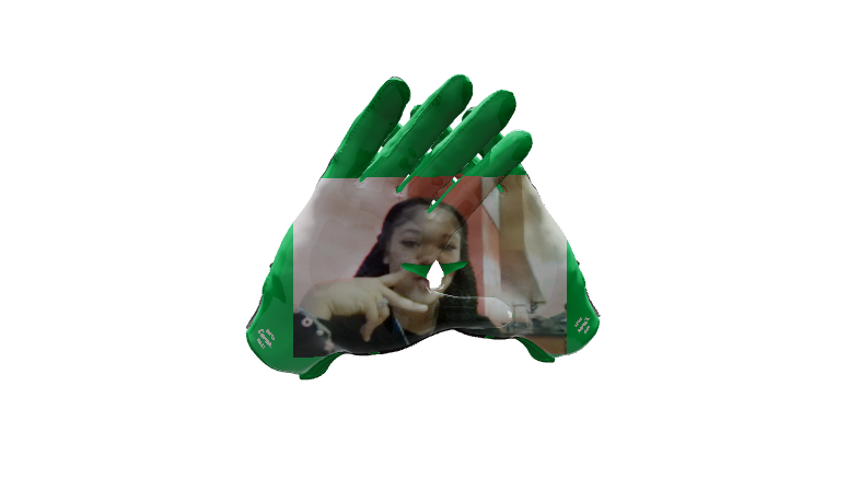Custom Created Football Glove 958749