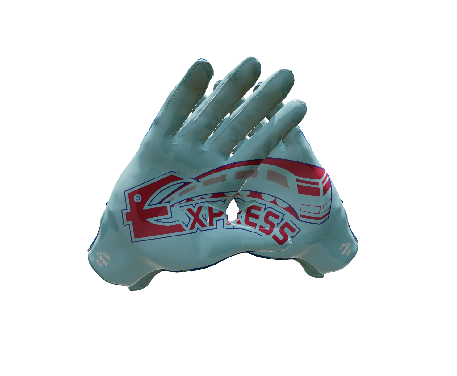 Custom Created Football Glove 609222