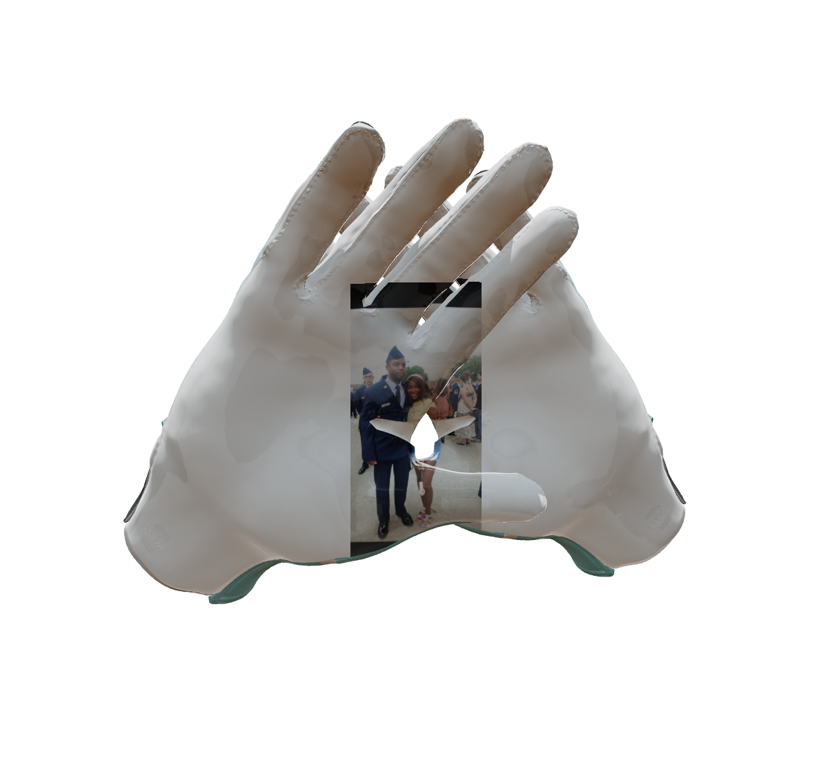 Custom Created Football Glove 181104
