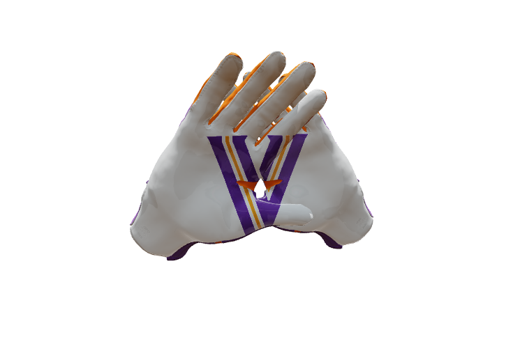 Custom Created Football Glove 750087