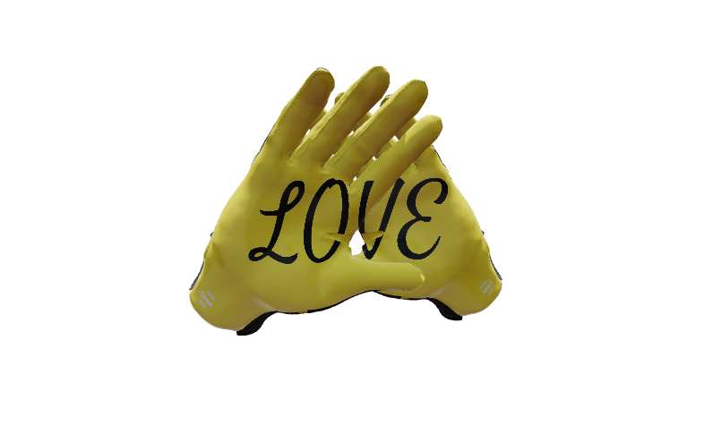 Custom Created Football Glove 696585