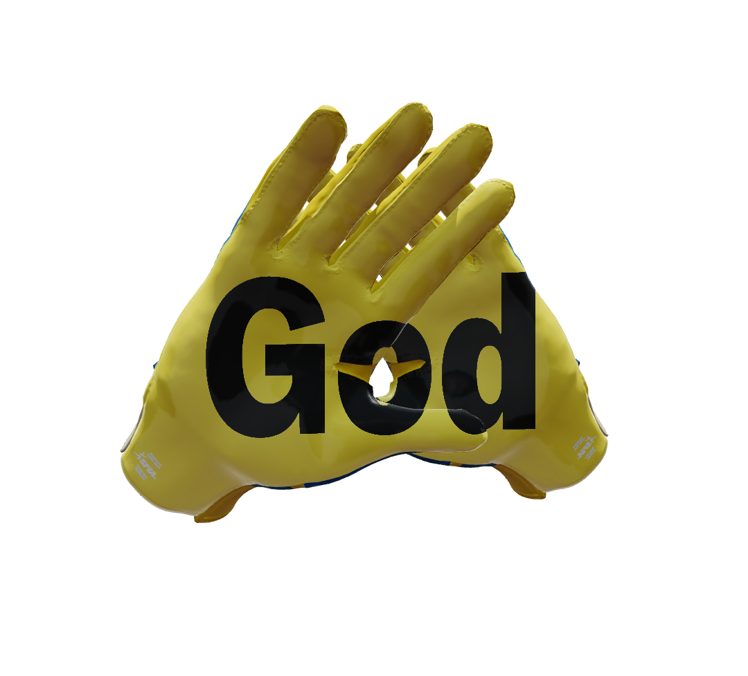 Custom Created Football Glove 924719