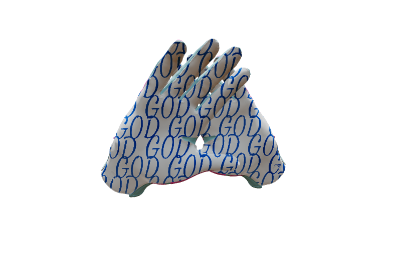 Custom Created Football Glove 782569
