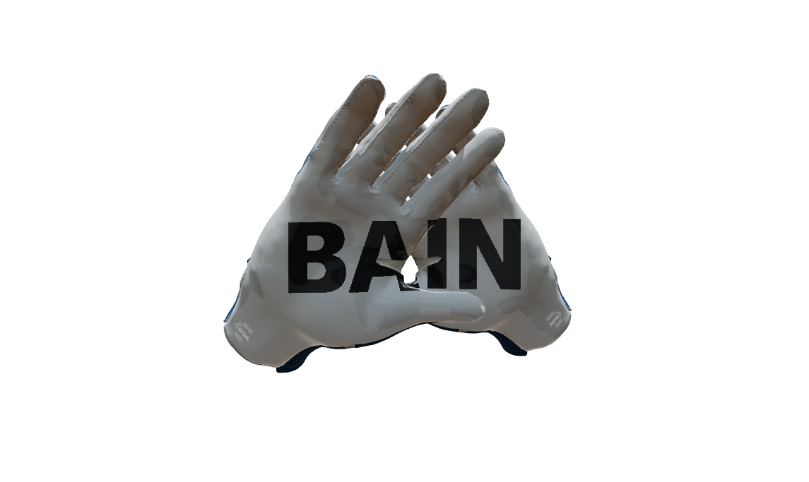 Custom Created Football Glove 310313