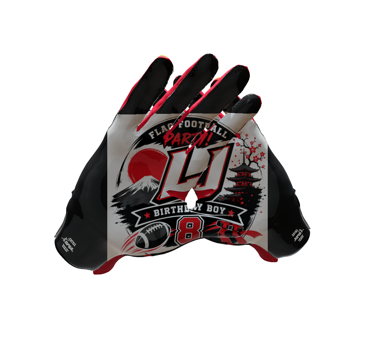 Custom Created Football Glove 681506