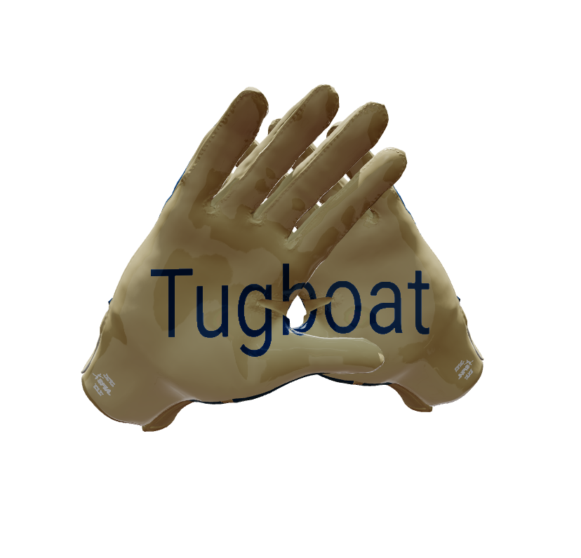 Custom Created Football Glove 924547