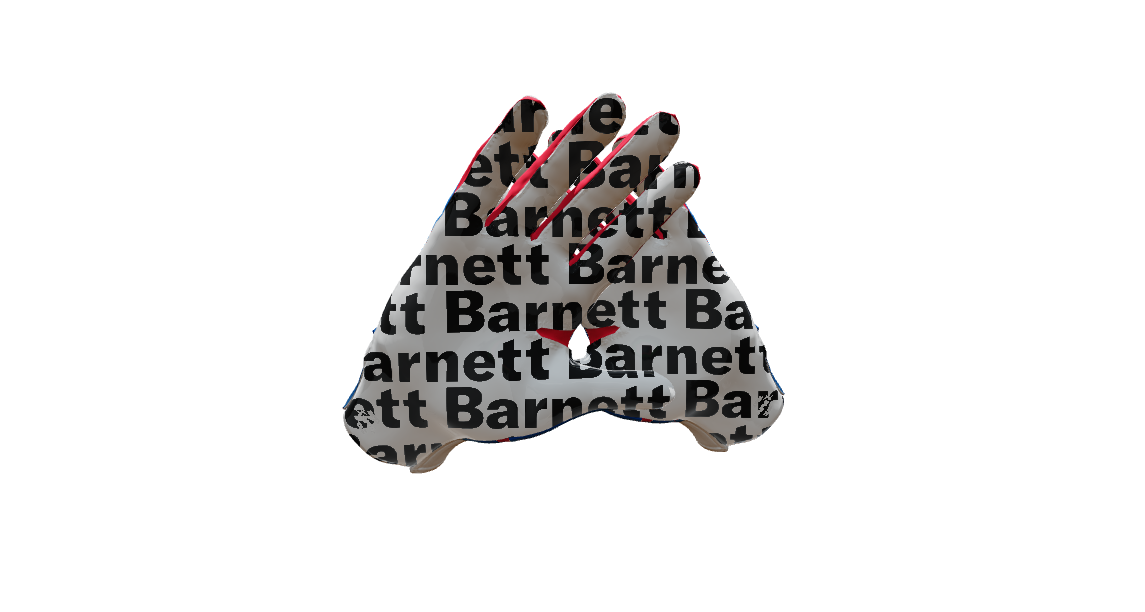 Custom Created Football Glove 755835