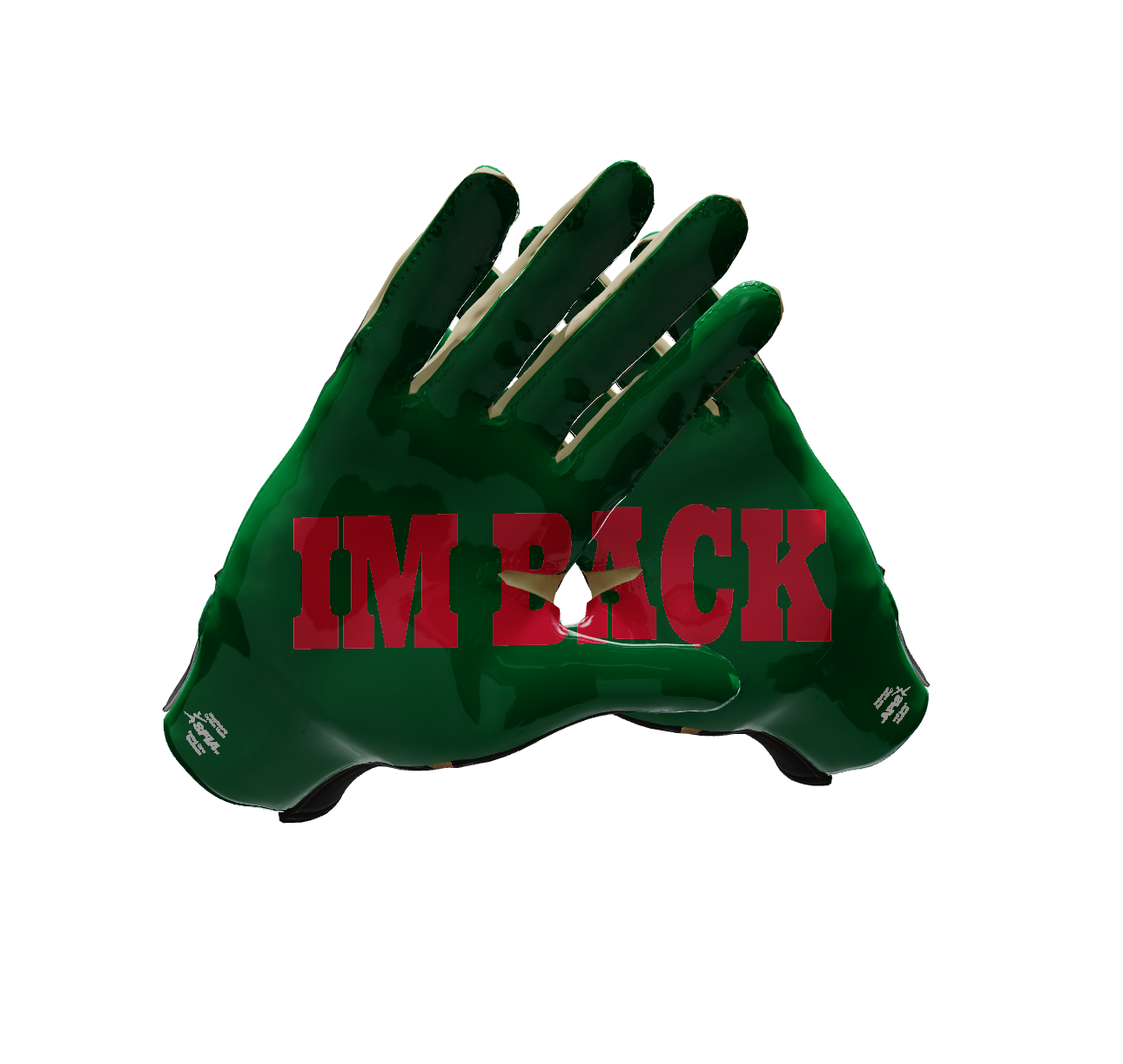 Custom Created Football Glove 543413