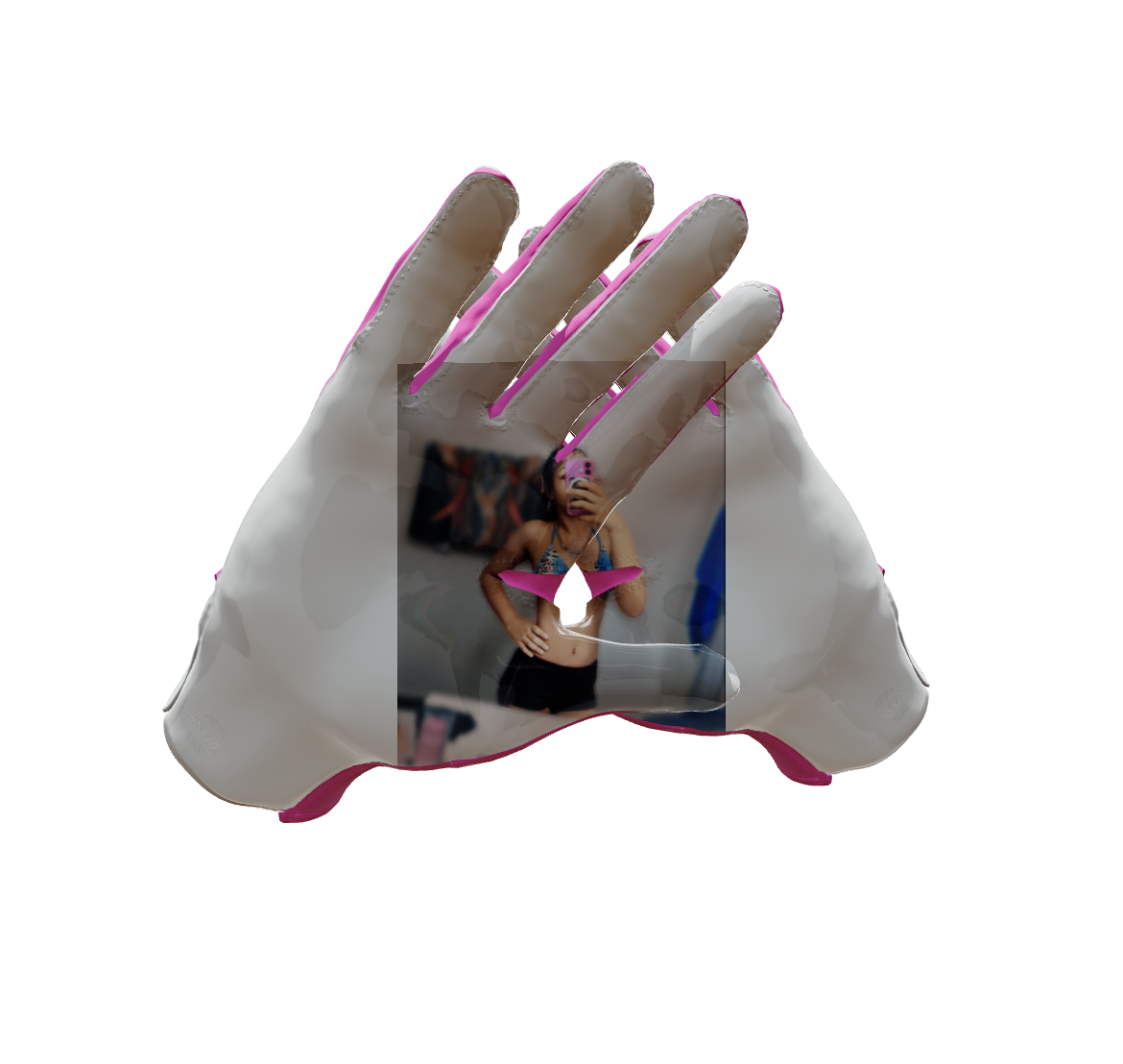 Custom Created Football Glove 249291