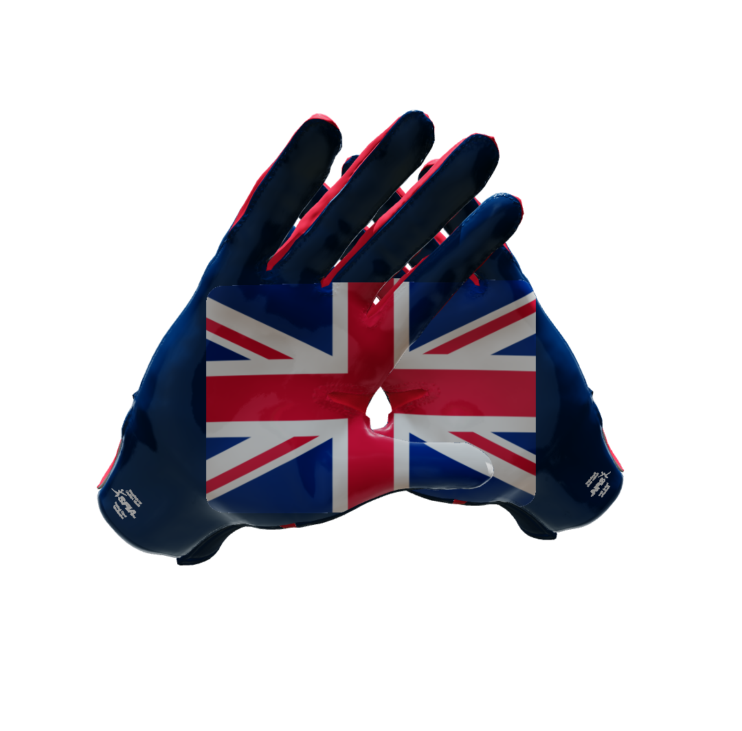 Custom Created Football Glove 760347