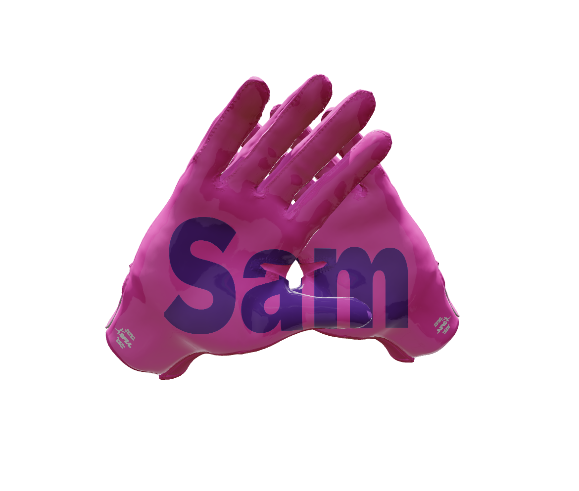 Custom Created Football Glove 726390