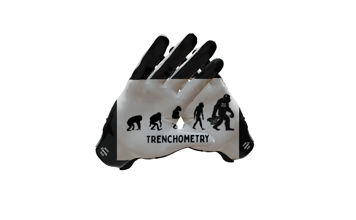 Custom Created Football Glove 632830