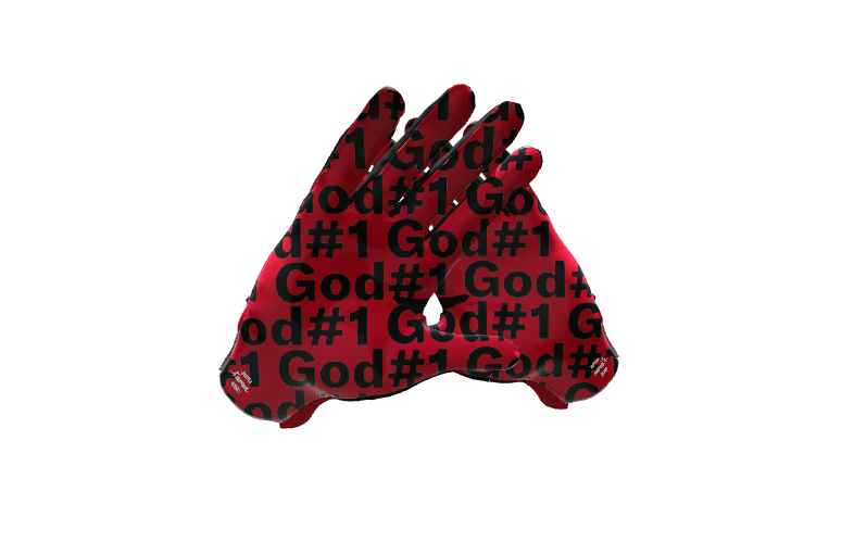 Custom Created Football Glove 296999