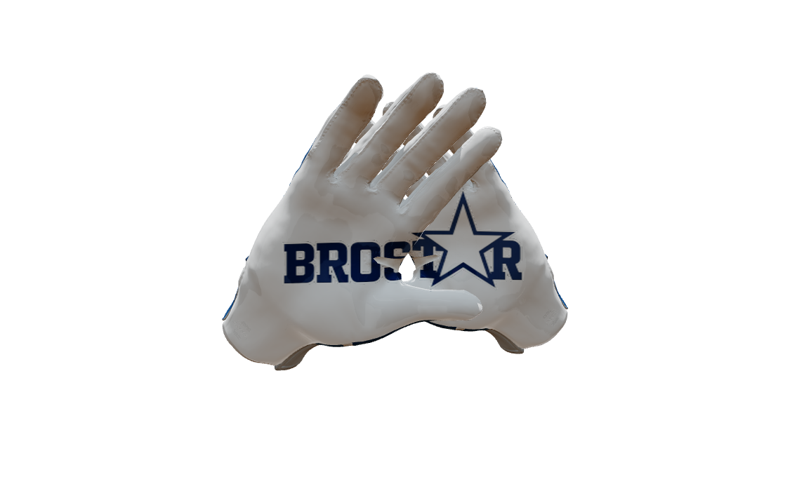 Custom Created Football Glove 333139
