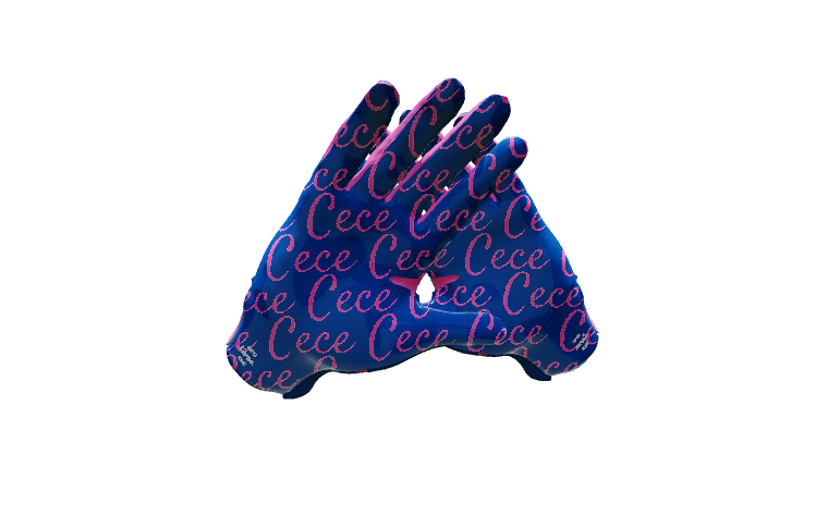 Custom Created Football Glove 716634