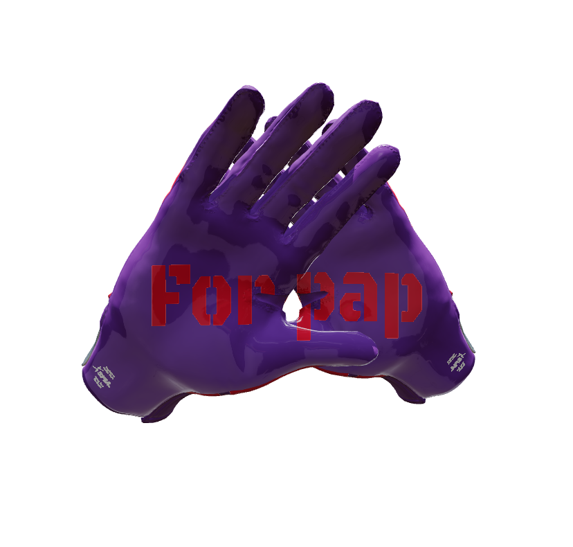 Custom Created Football Glove 293476