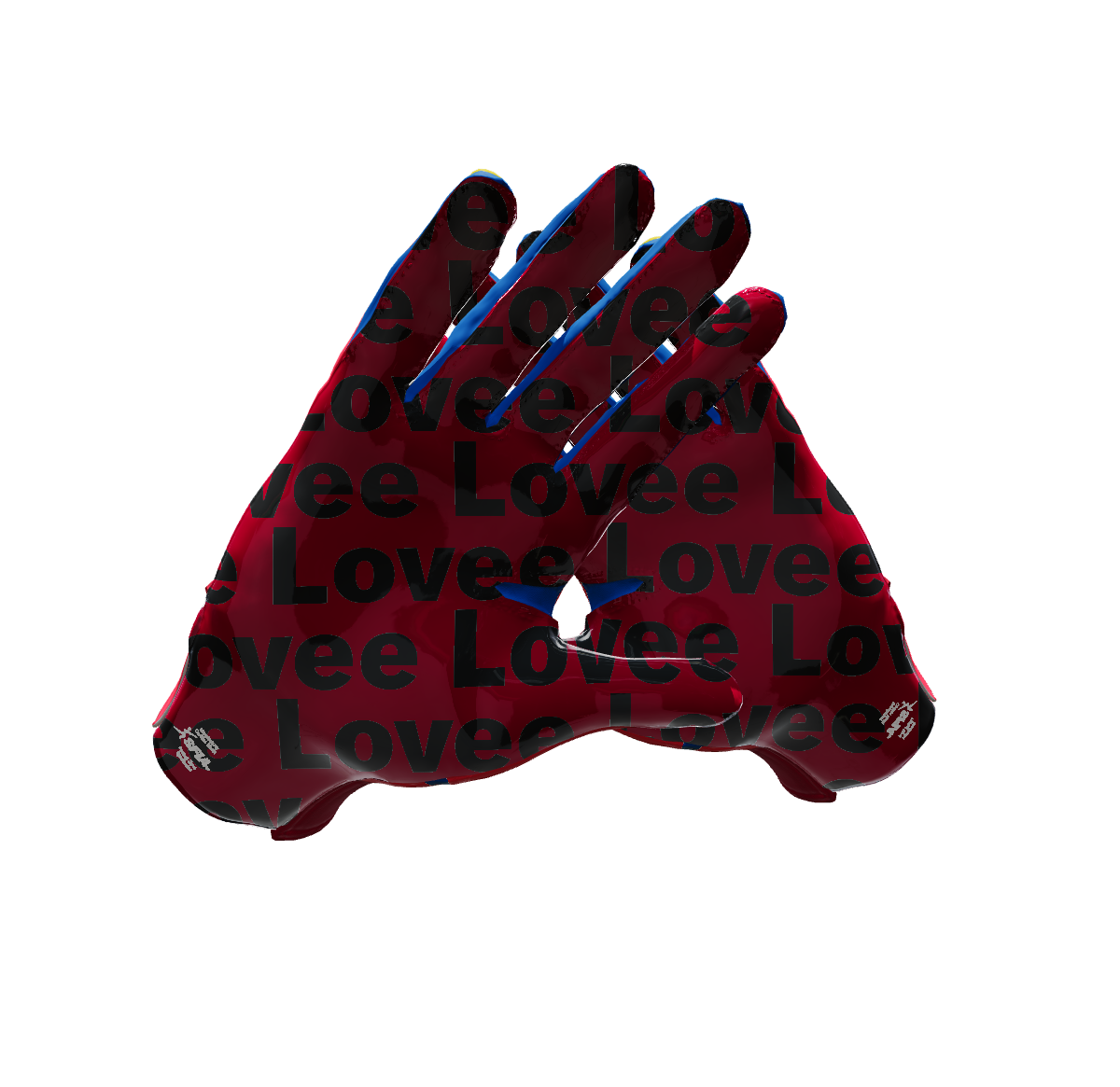 Custom Created Football Glove 792498