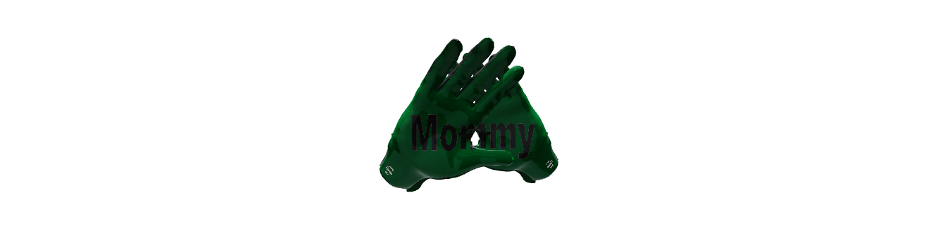 Custom Created Football Glove 489060