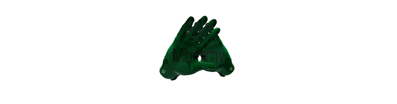 Custom Created Football Glove 433852